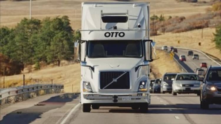 Bud makes shipment with self-driving truck