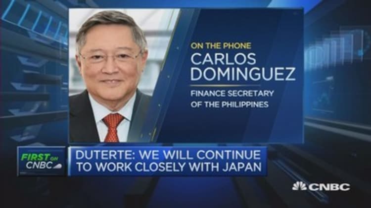  'Manila welcomes Japan's interest in Mindanao'