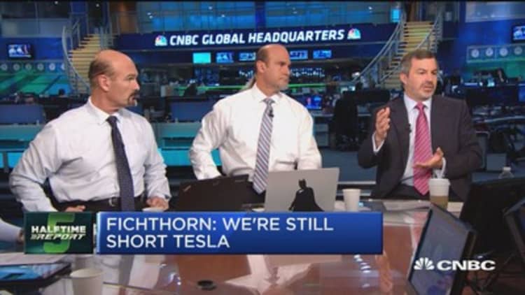 Fichthorn: We're still short Tesla
