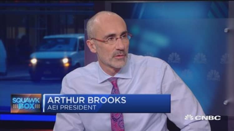Upshot of 'reality show election': Arthur Brooks