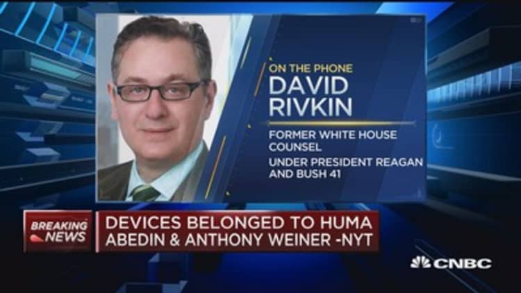 Rivkin on FBI probe: This is a serious development