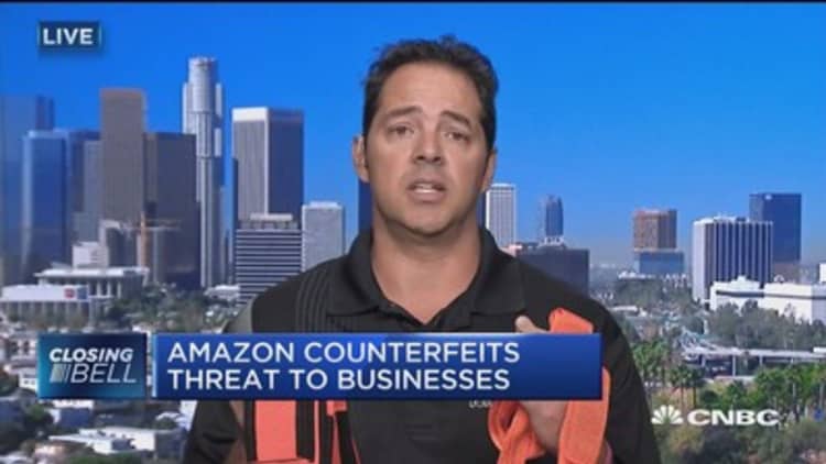 Amazon counterfeits threat to businesses