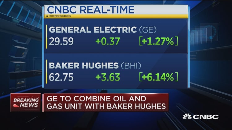 GE to combine oil and gas unit with Baker Hughes
