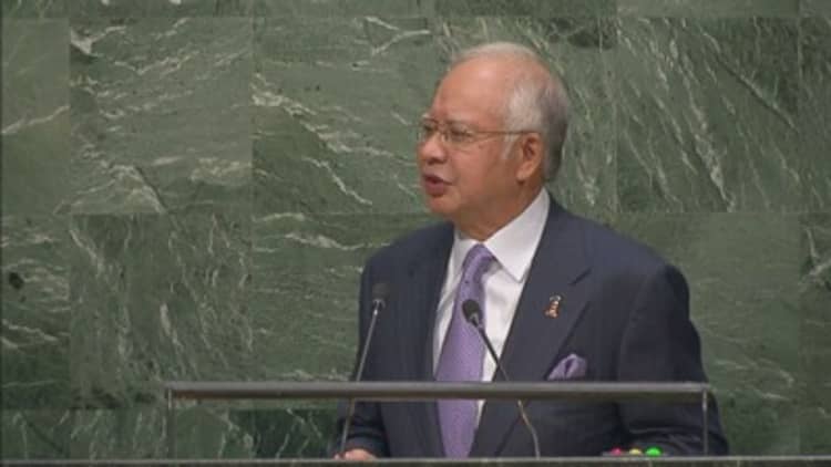 Malaysia's Najib Razak visits China