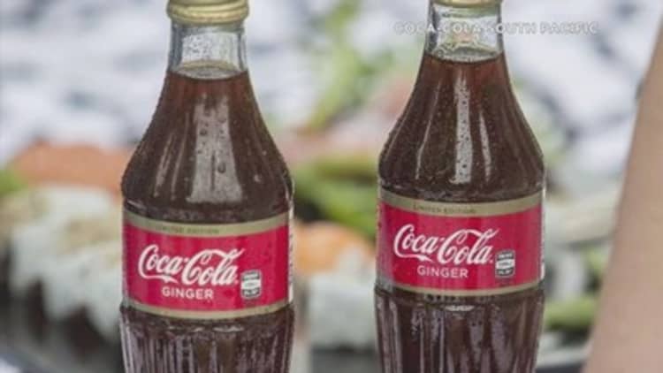 Coca-Cola introduces new ginger flavor, down under