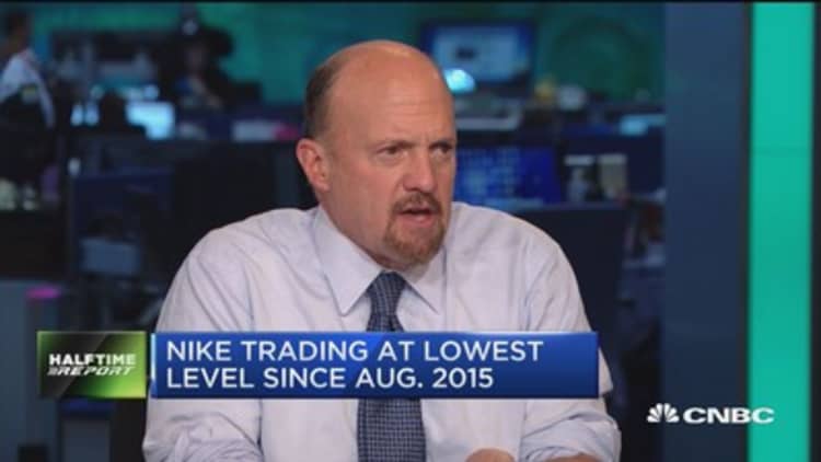 Cramer on Nike: This is a key downgrade, and it's right