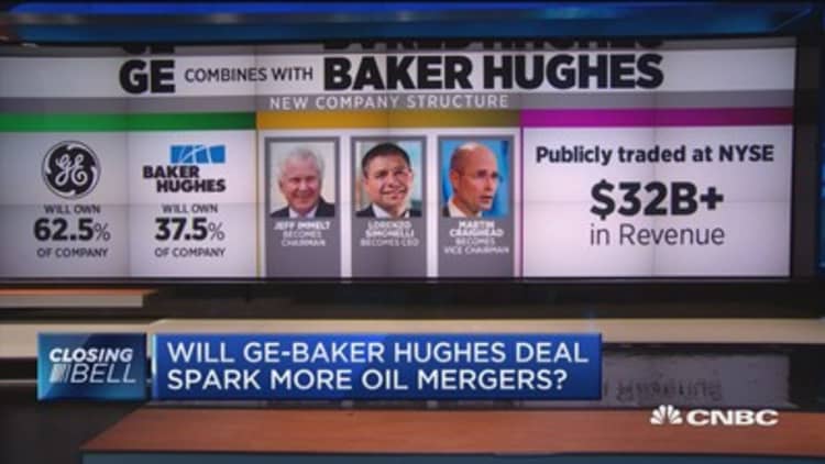 Will GE-Baker Hughes deal spark more oil mergers?
