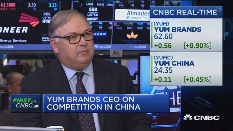 Yum CEO: We're so far from being saturated