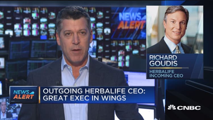 Outgoing Herbalife CEO: Ackman has little to do with departure