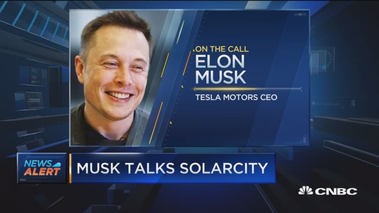 Musk talks SolarCity