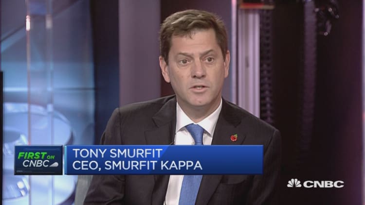 Good level of demand growth for Smurfit Kappa overall: CEO