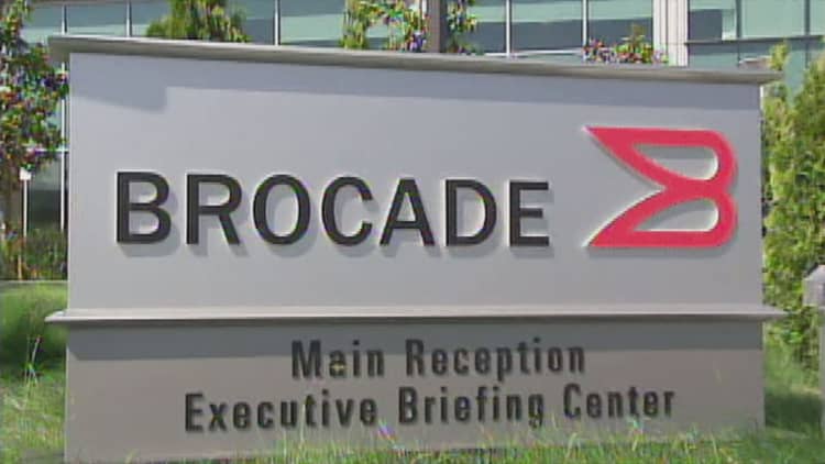 Brocade stock jumps on Broadcom deal