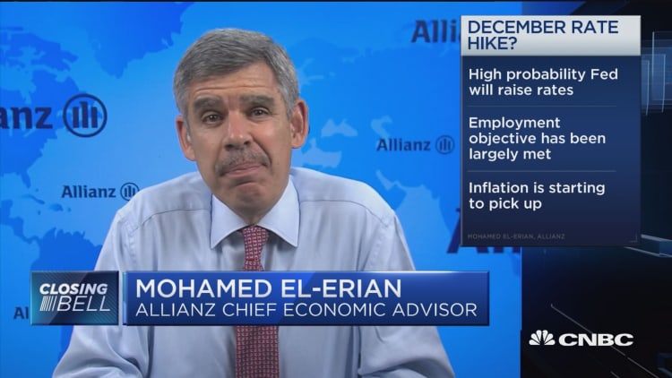 El-Erian: High probability Fed will raise rates in December