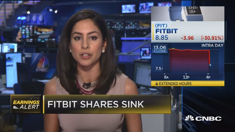 FitBit shares sink following in-line Q3 EPS