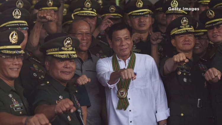 Duterte calls US 'monkeys' for halting sale of guns