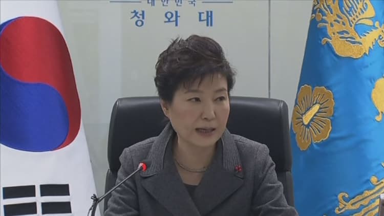South Korea's President reshuffles cabinet amid scandal