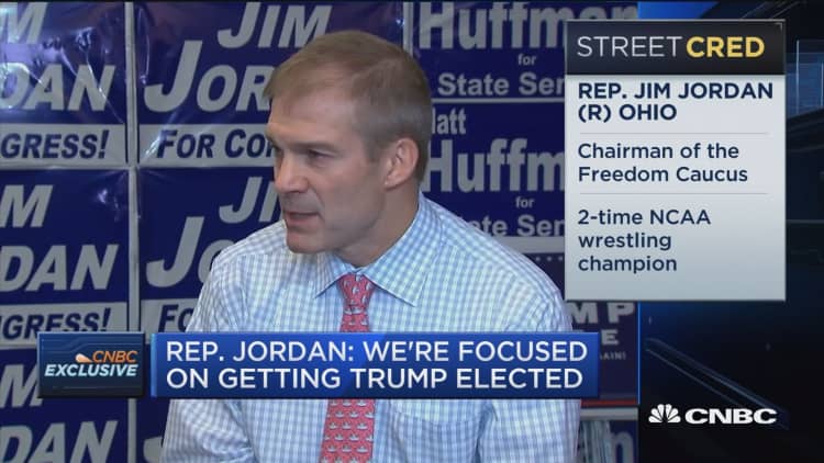 Rep. Jordan: We're not focused on Speaker Paul Ryan