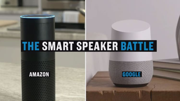 Google Home vs. Amazon Echo: The smart speaker battle.