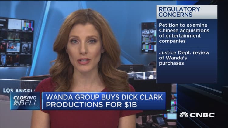 Wanda Group buys Dick Clark Productions for $1B