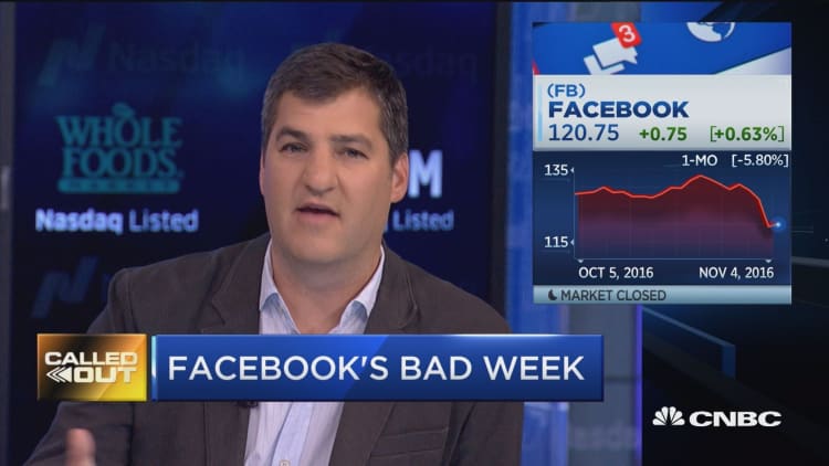 Facebook's bad week