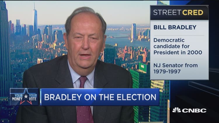 Bill Bradley: Vote for someone you can trust with your life