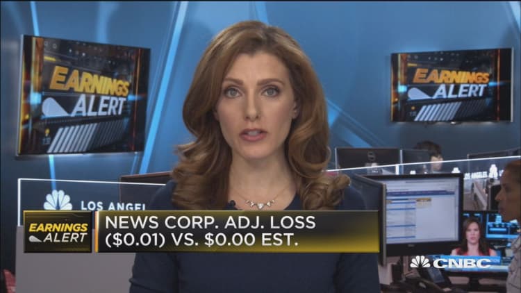 News Corp. Q1 loss, revenues beat