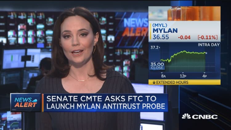 Senate Committee asks FTC to launch Mylan antitrust probe