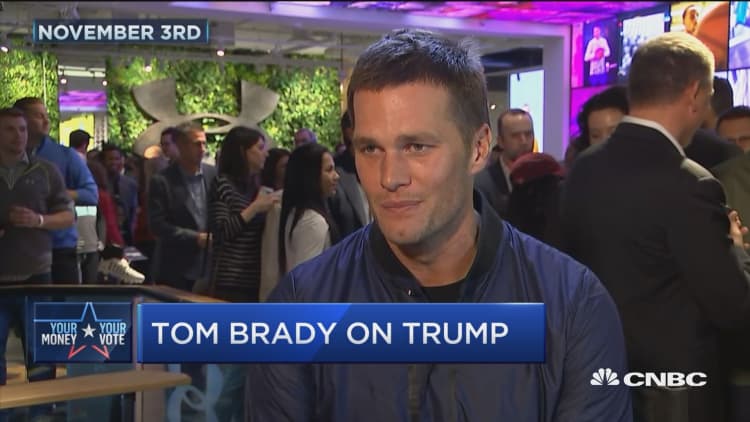 Trump says Tom Brady voted for him
