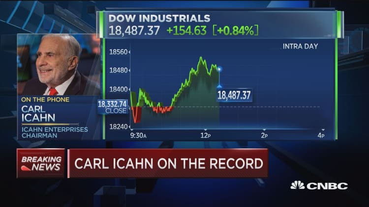 Icahn: Trump win step in the right direction