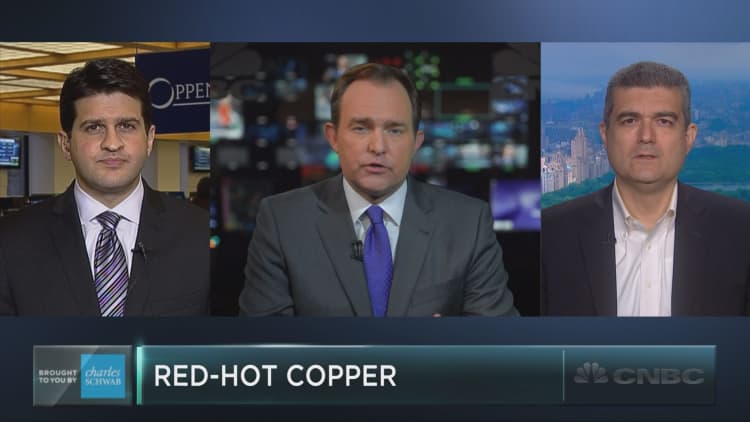 Copper jumps following Trump win