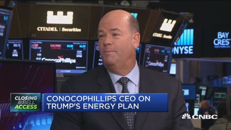 ConocoPhilips CEO: Trump recognizes the energy revolution