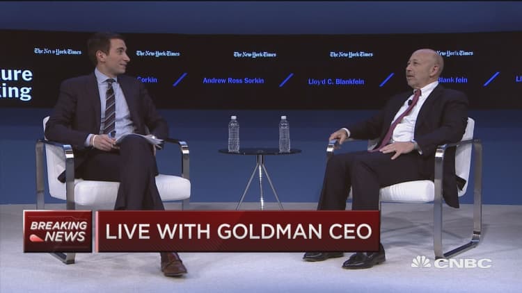 Goldman CEO on Trump