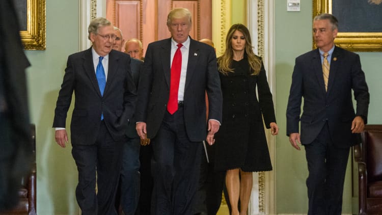 Trump continues pummelling McConnell