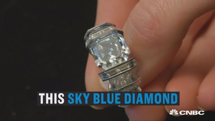 Rare blue diamond could fetch up to $25M at auction
