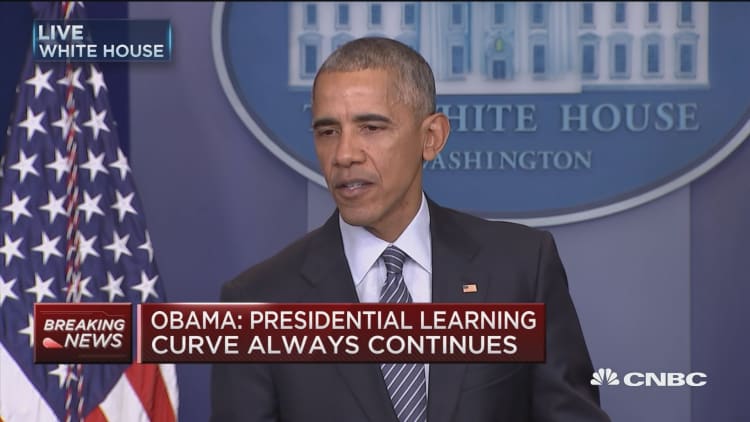 Obama: My presidential transition was atypical