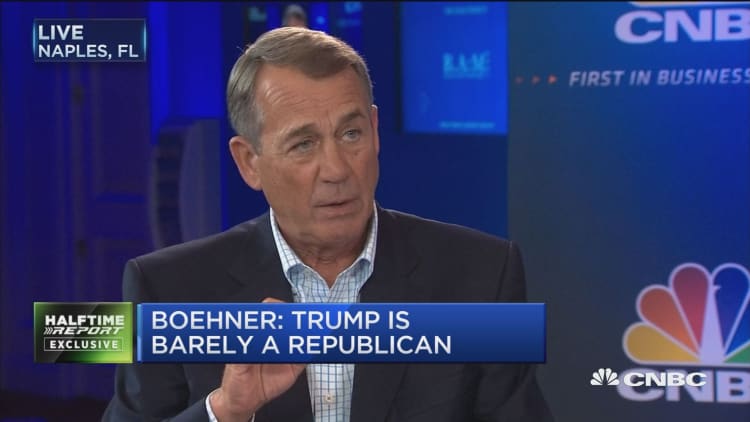 Boehner: Dodd-Frank has been a disaster