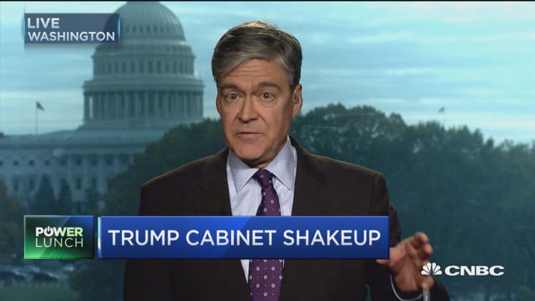 Trump cabinet shakeup