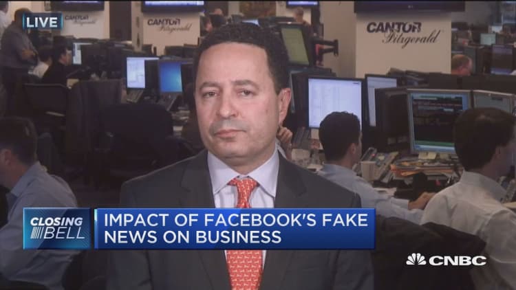 Impact of Facebook's fake news