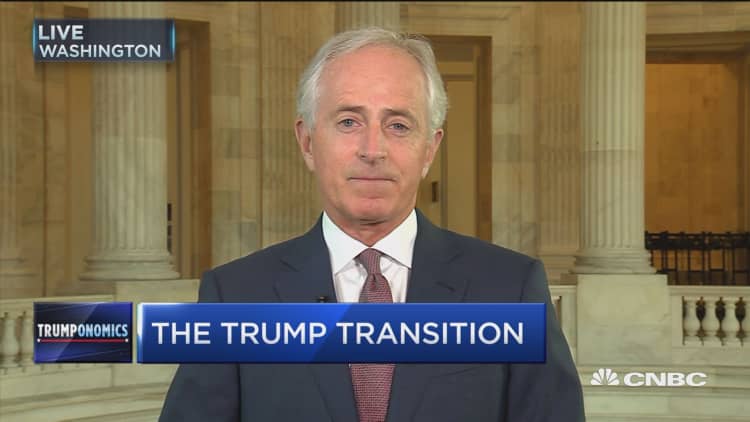 Sen. Corker 'in the mix' for cabinet position