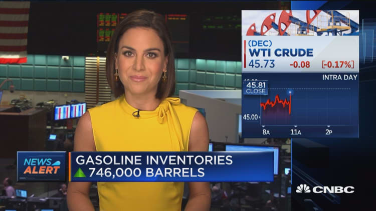 Crude oil inventories up 5.3M barrels