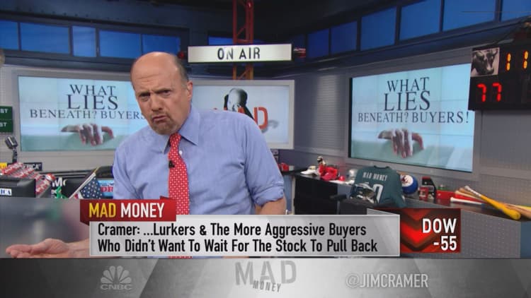 Cramer says 'lurking buyers' propped up stocks like Disney, NVIDIA and Starbucks