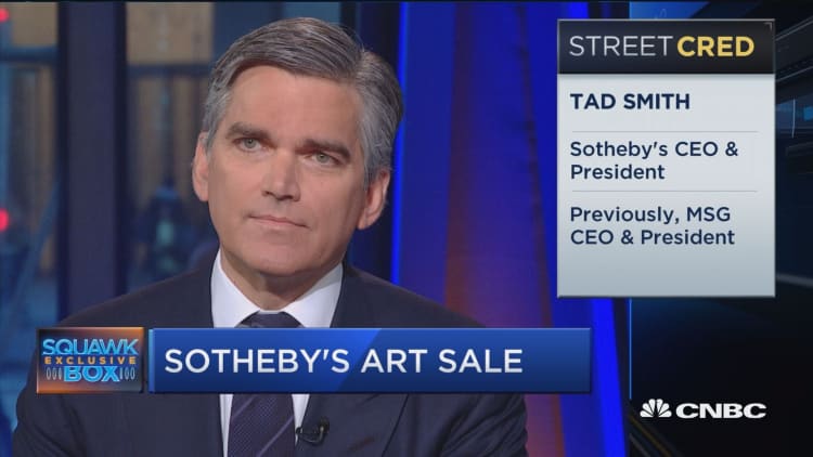 Sotheby's CEO: Good feeling among collectors this week