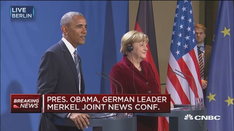 Obama: Merkel has been an outstanding partner 