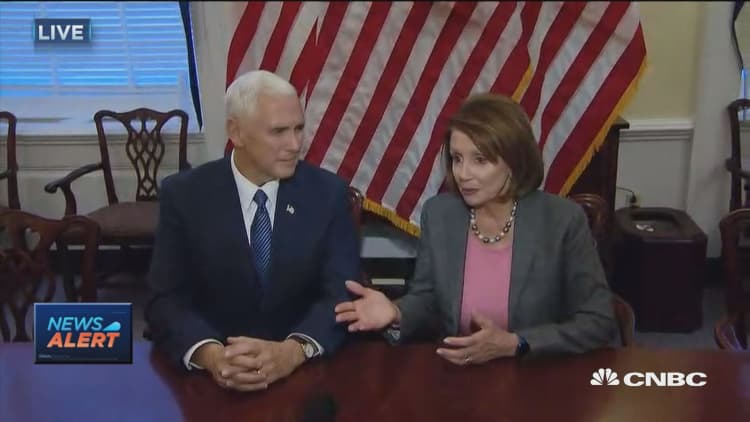 Pence meets with Pelosi