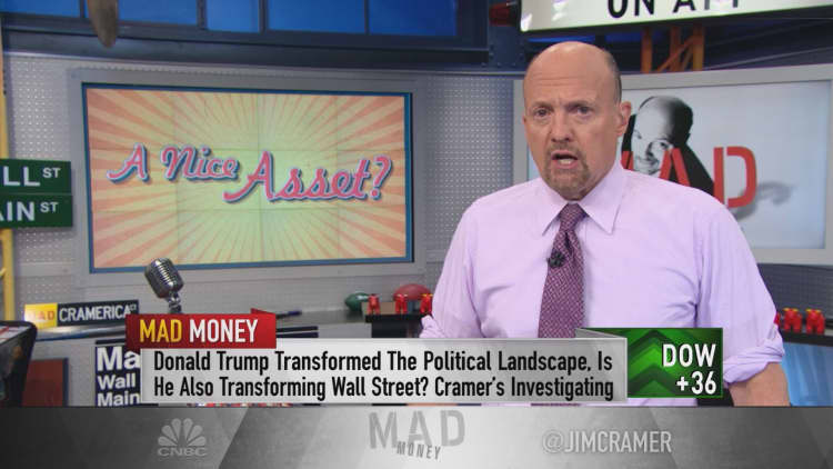 Cramer spells out why Donald Trump has removed the 'gloom' on Wall Street