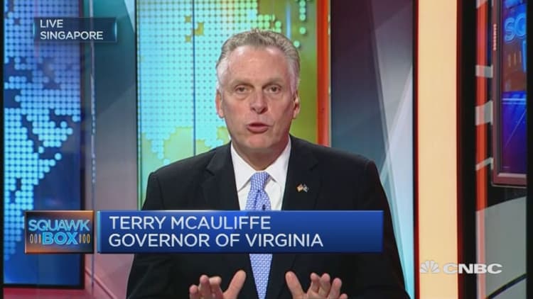 Virginia Governor: America still wants trade deals