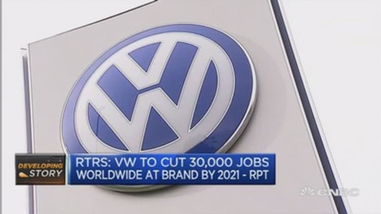 Volkswagen to cut 30,000 jobs worldwide by 2021: Report