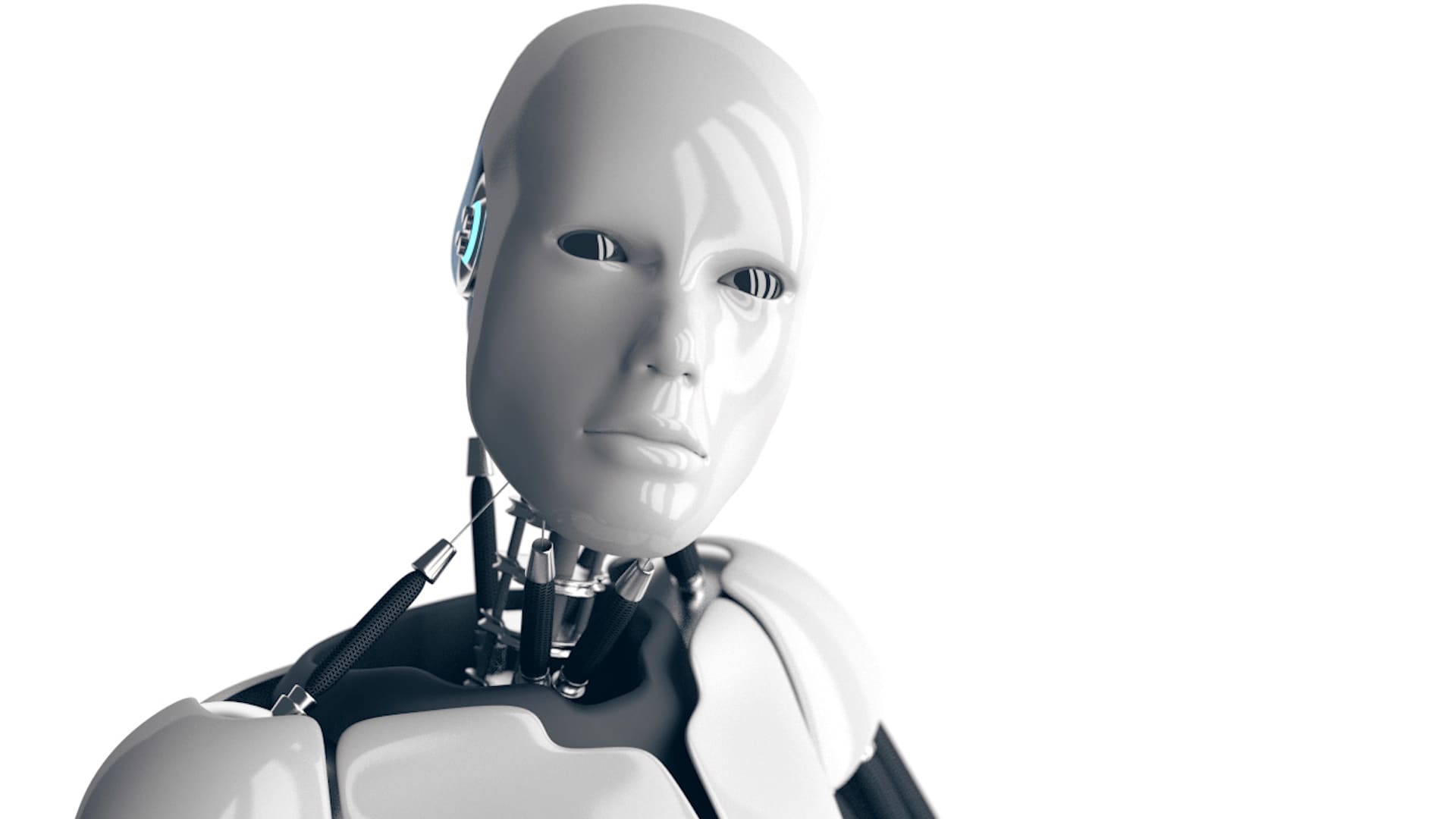 Стартапы искусственного интеллекта. Робот человек. Робот с искусственным интеллектом. Искусственный интеллект на белом фоне. Робот на белом фоне.
