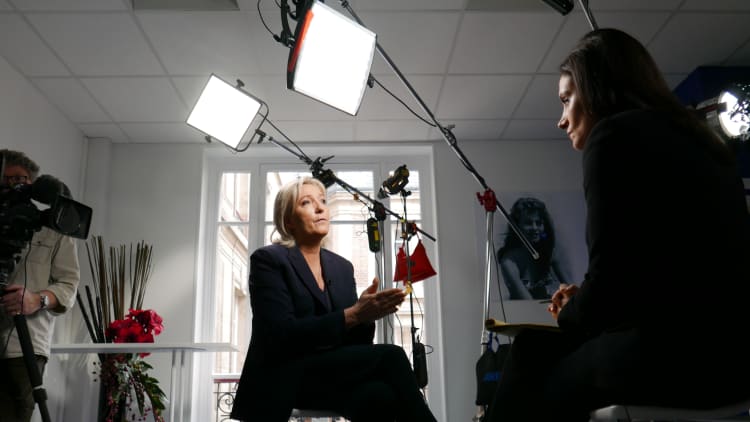France's Marine Le Pen: Trump win shows power slipping from 'elites'