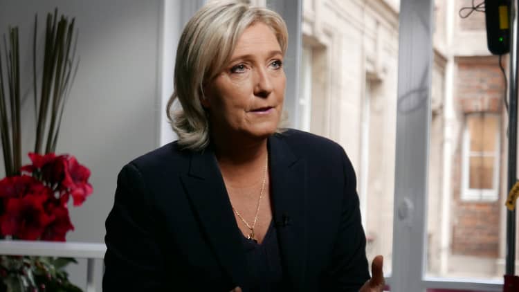 Le Pen: Very happy with the election of Donald Trump